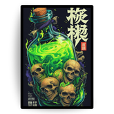Green Skull Bottle